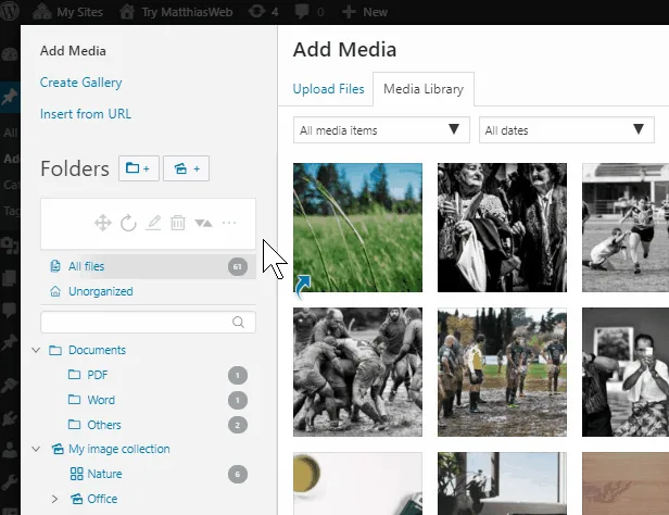 Real Media Library: Media Library Folder & File Manager ekran görüntüsü 4