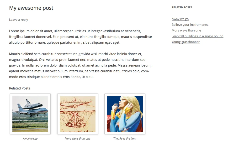 Related Posts by Taxonomy ekran görüntüsü 3