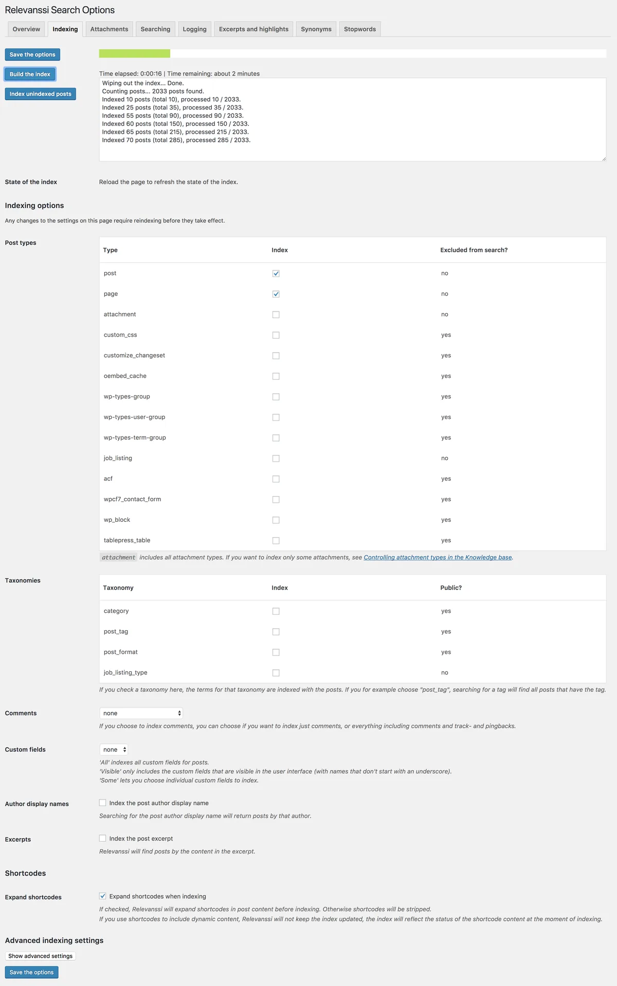 Relevanssi – A Better Search ekran görüntüsü 2