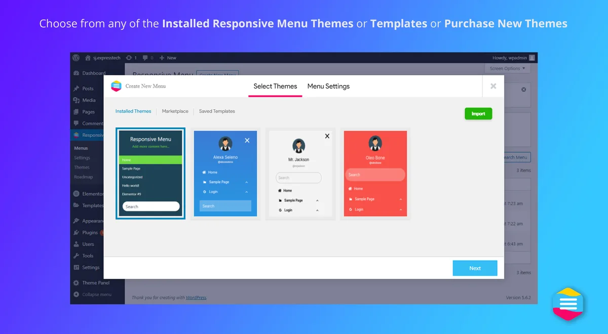 Responsive Menu – Create Mobile-Friendly Menu ekran görüntüsü 2