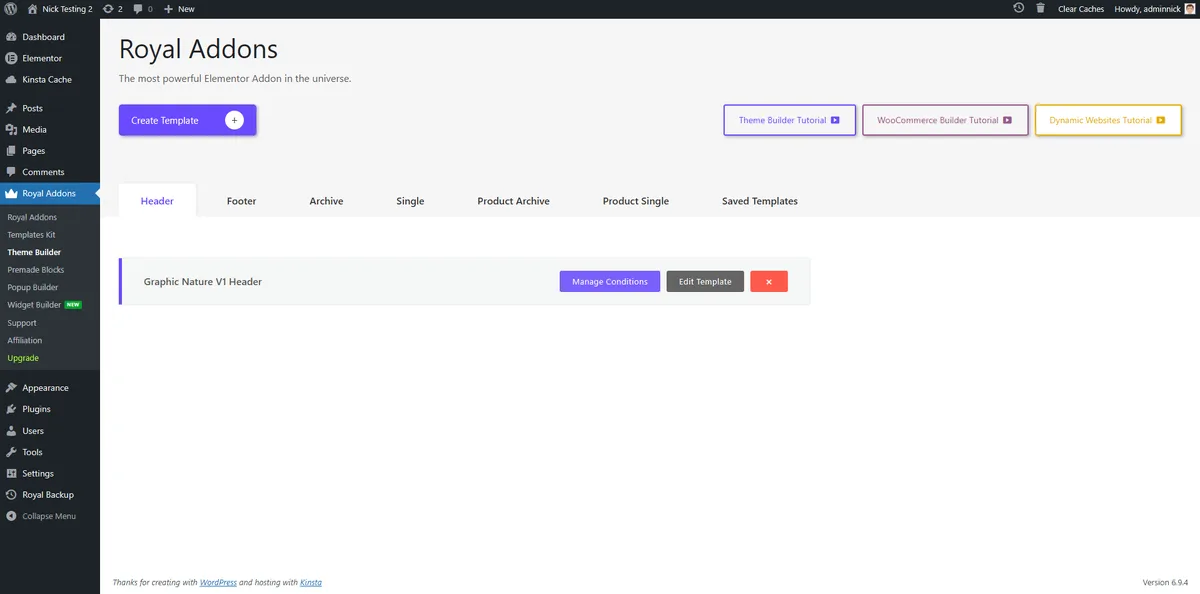 Royal Addons for Elementor – Addons and Templates Kit for Elementor ekran görüntüsü 3