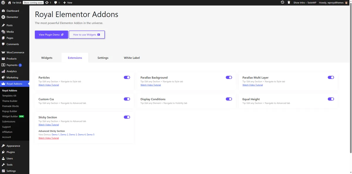 Royal Addons for Elementor – Addons and Templates Kit for Elementor ekran görüntüsü 4