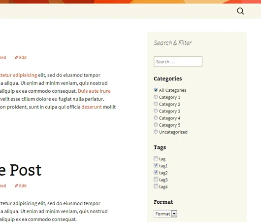 Search & Filter ekran görüntüsü 1
