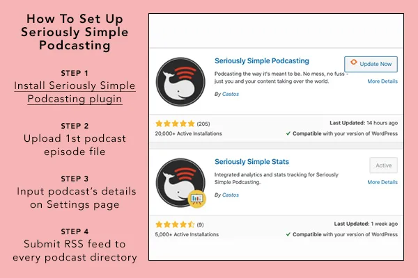 Seriously Simple Podcasting ekran görüntüsü 1