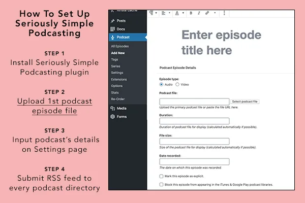 Seriously Simple Podcasting ekran görüntüsü 2