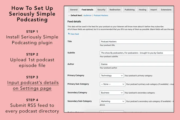 Seriously Simple Podcasting ekran görüntüsü 3