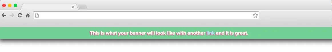 Simple Banner – Easily add multiple Banners/Bars/Notifications/Announcements to the top or bottom of your website ekran görüntüsü 2