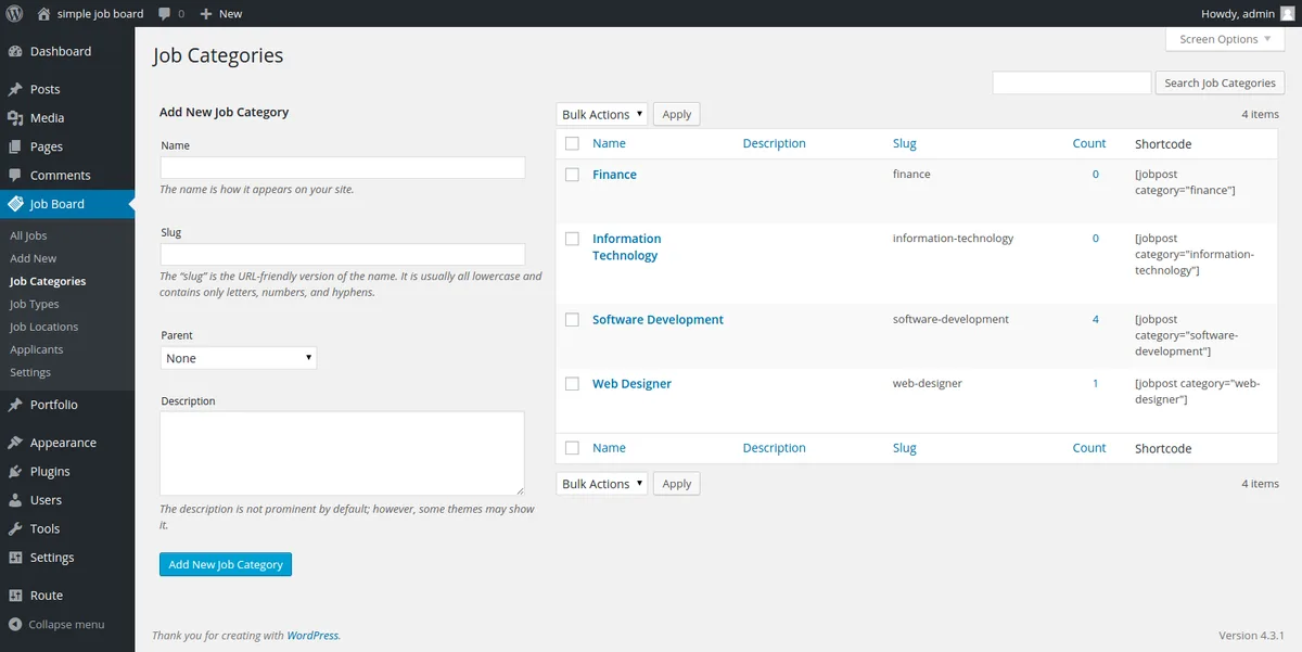 Simple Job Board ekran görüntüsü 3