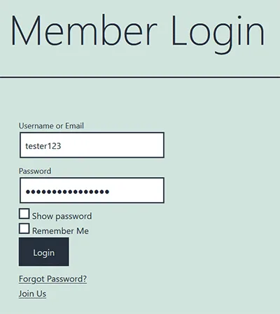 Simple Membership ekran görüntüsü 2