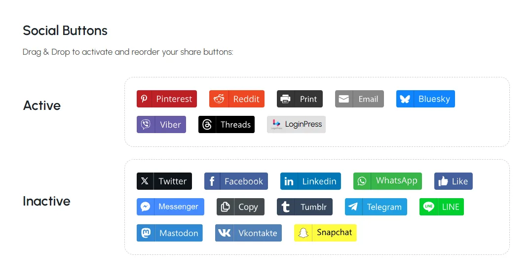 Simple Social Media Share Buttons – Social Sharing for Everyone ekran görüntüsü 2