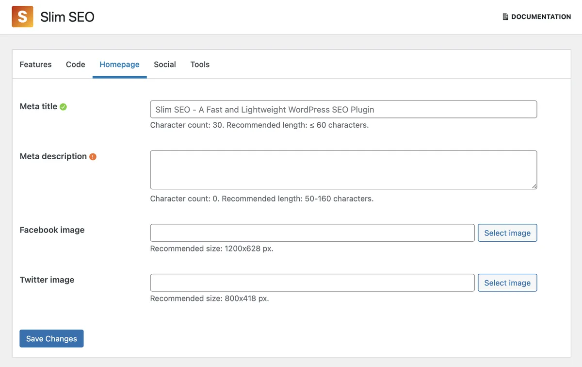 Slim SEO – A Fast & Automated SEO Plugin For WordPress ekran görüntüsü 3