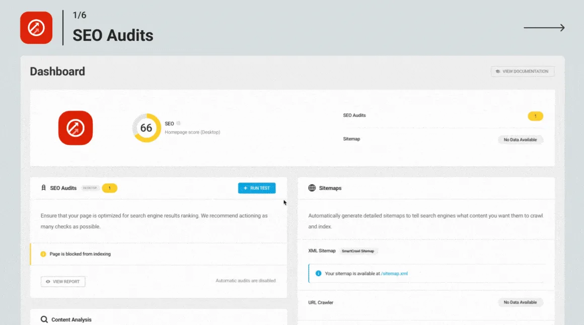 SmartCrawl SEO checker, analyzer & optimizer ekran görüntüsü 1