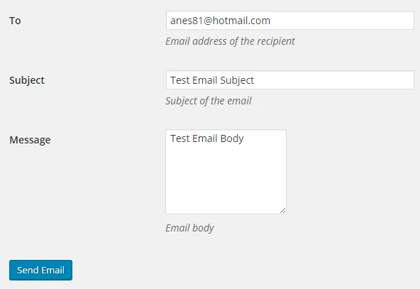 SMTP Mailer ekran görüntüsü 2