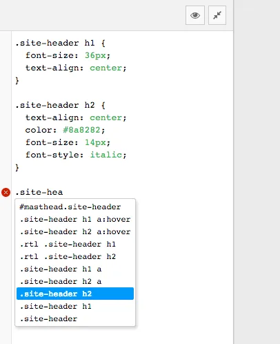 SiteOrigin CSS ekran görüntüsü 4