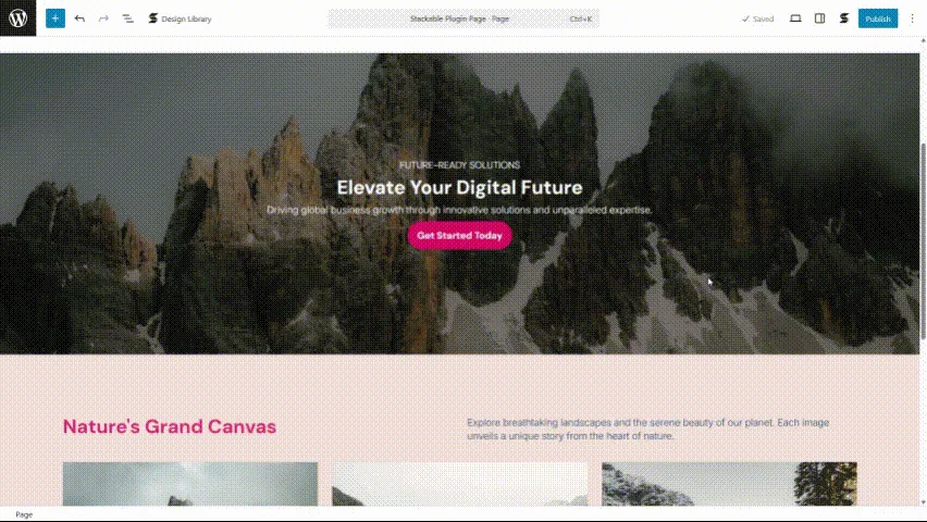 Stackable – Page Builder Gutenberg Blocks ekran görüntüsü 3