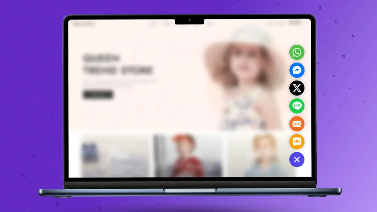 Sticky Chat Widget – Floating Chat Icons, Contact Form, Call, Click to Chat, Email & Message Buttons ekran görüntüsü 2