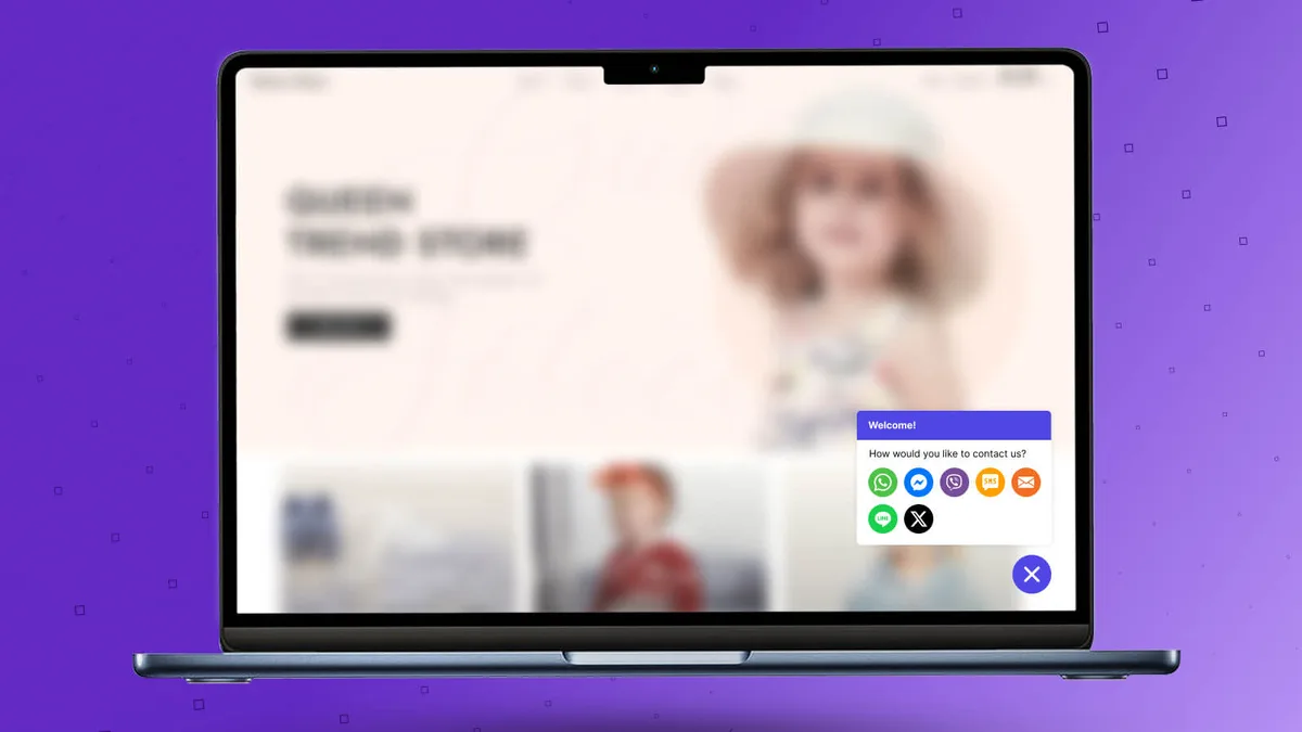 Sticky Chat Widget – Floating Chat Icons, Contact Form, Call, Click to Chat, Email & Message Buttons ekran görüntüsü 4