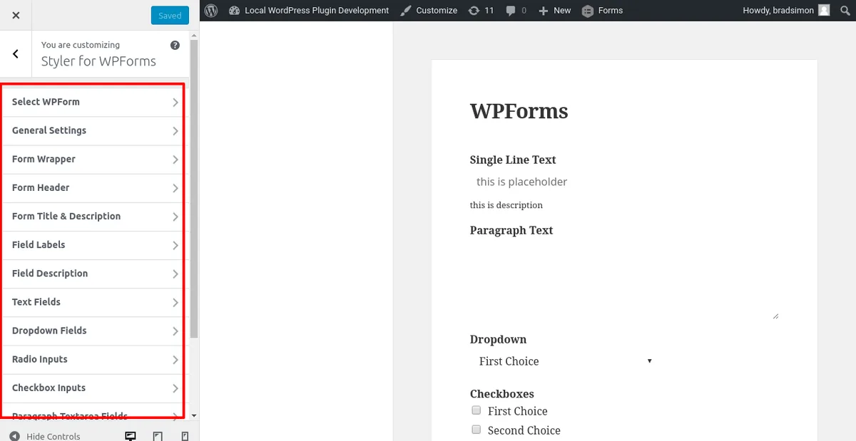Utimate Kit ( Styler ) for WPForms ekran görüntüsü 3