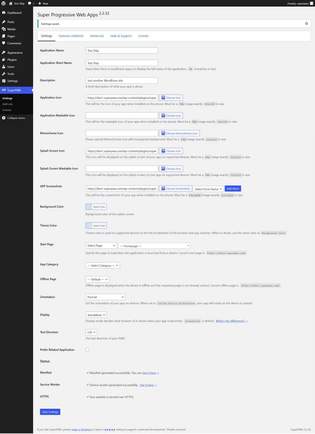 Super Progressive Web Apps ekran görüntüsü 1