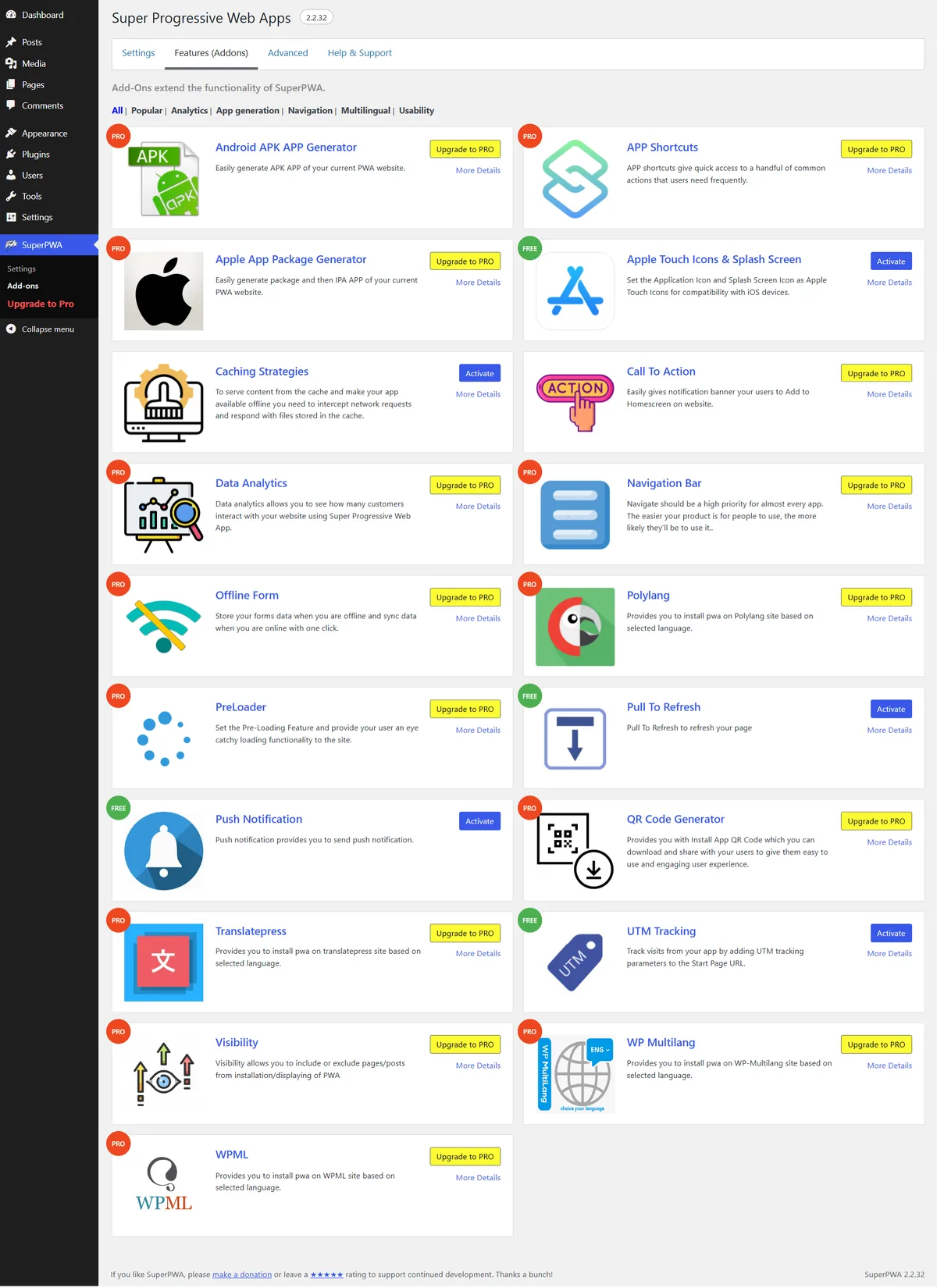 Super Progressive Web Apps ekran görüntüsü 2