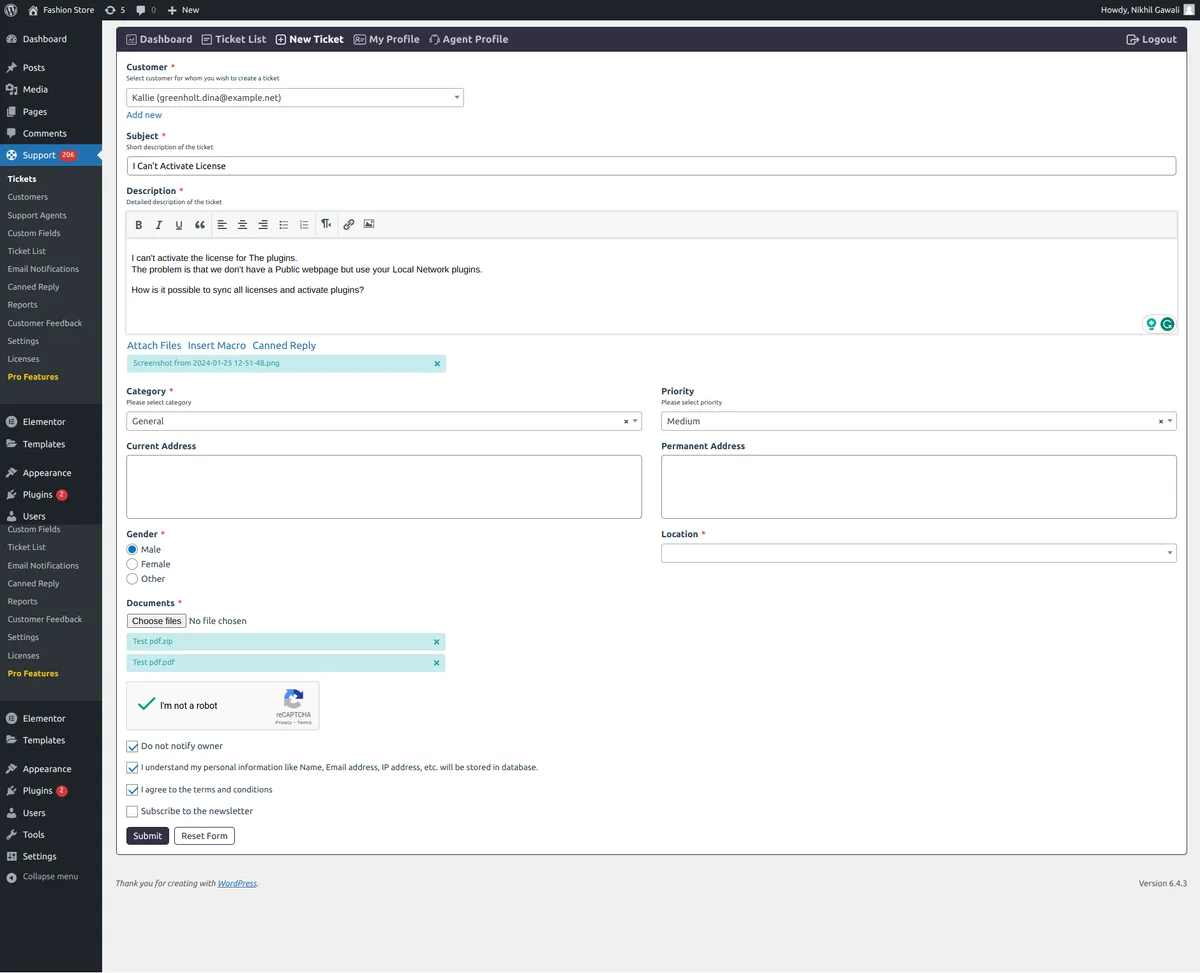 SupportCandy – AI Customer Support Ticket System & Live Chatbot Agent ekran görüntüsü 3