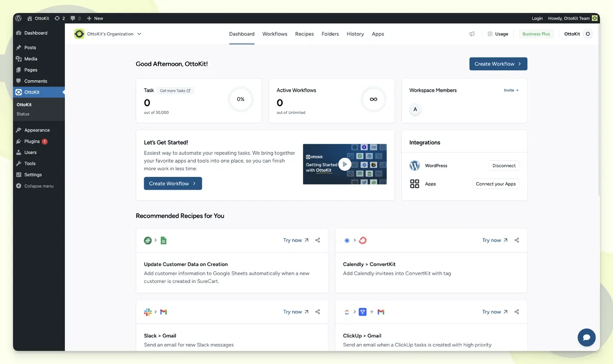 OttoKit: All-in-One Automation Platform ekran görüntüsü 1
