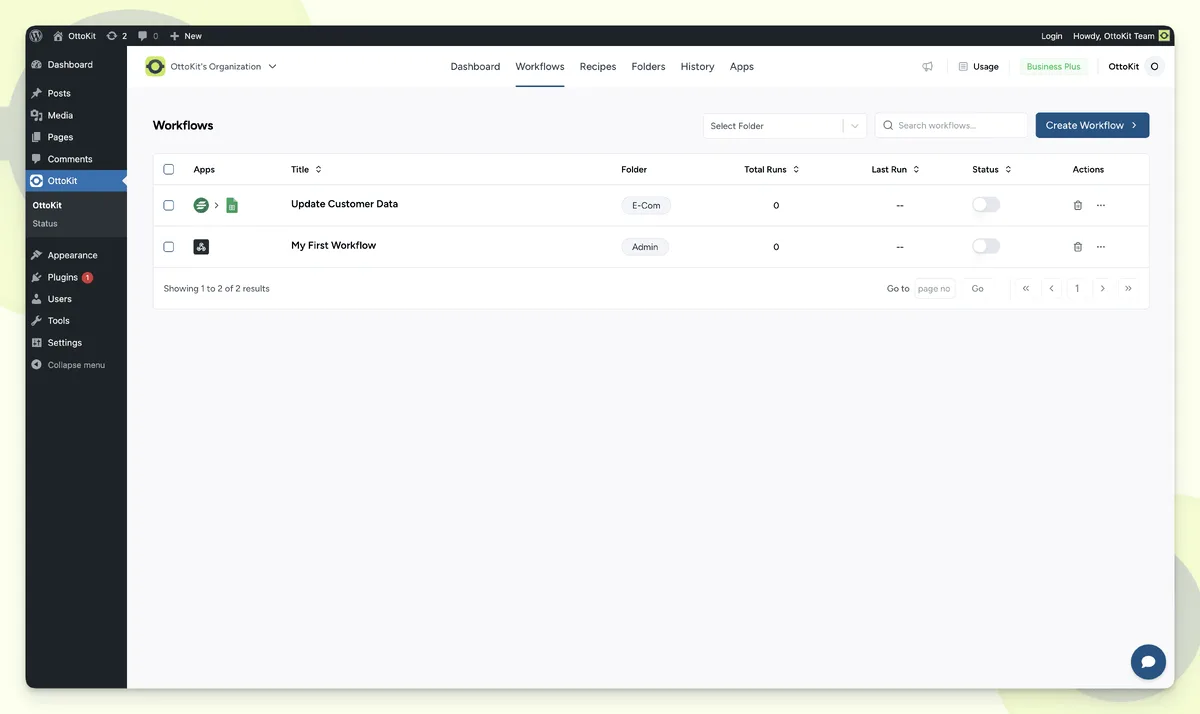 OttoKit: All-in-One Automation Platform ekran görüntüsü 2