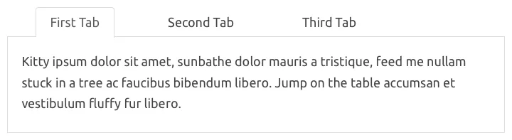 Tabby Responsive Tabs ekran görüntüsü 1