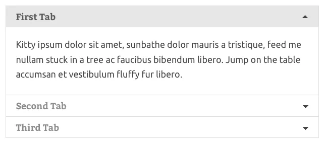 Tabby Responsive Tabs ekran görüntüsü 2