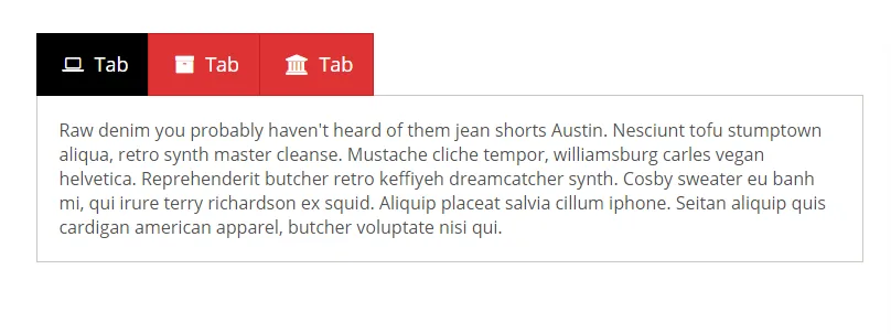 Tabs Responsive – With WooCommerce Product Tabs Extension ekran görüntüsü 1