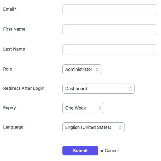Temporary Login Without Password ekran görüntüsü 1