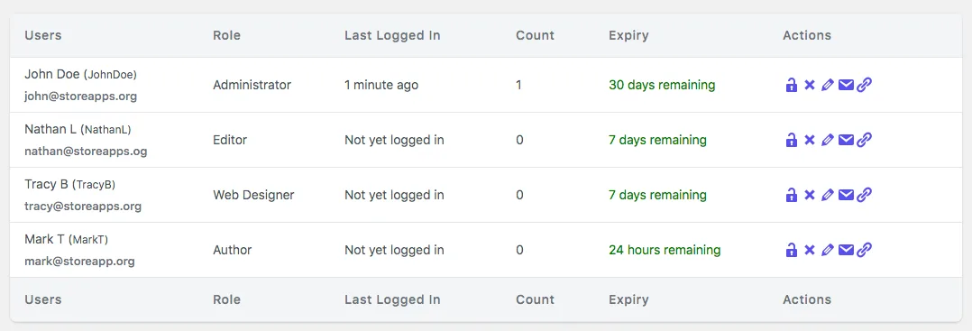 Temporary Login Without Password ekran görüntüsü 2