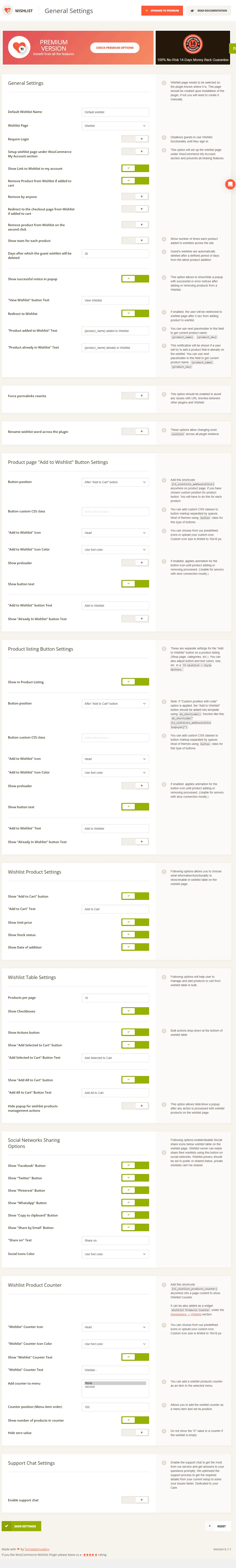 TI WooCommerce Wishlist ekran görüntüsü 1