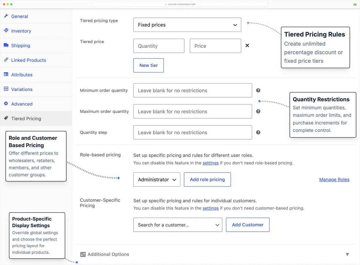 Tiered Pricing Table for WooCommerce ekran görüntüsü 2