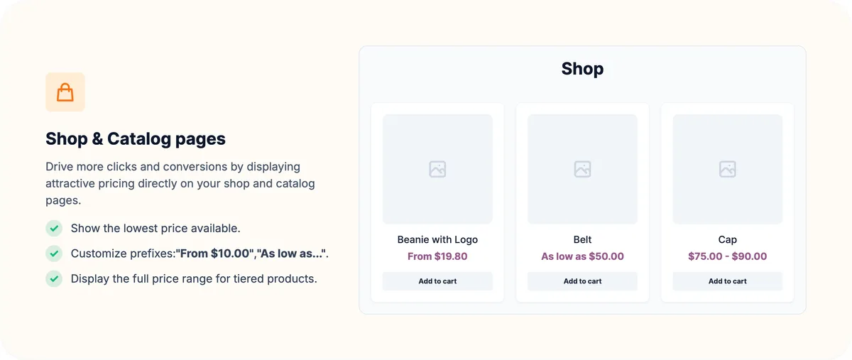 Tiered Pricing Table for WooCommerce ekran görüntüsü 4