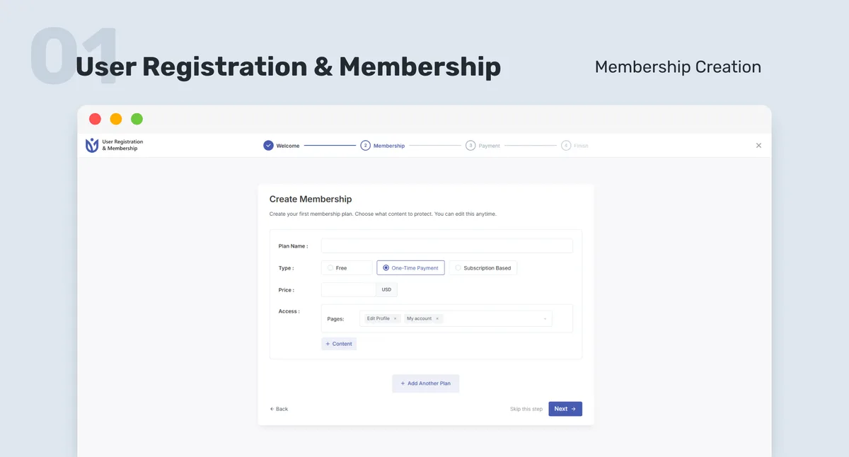 User Registration & Membership – Free & Paid Memberships, Subscriptions, Content Restriction, User Profile, Custom User Registration & Login Builder ekran görüntüsü 1