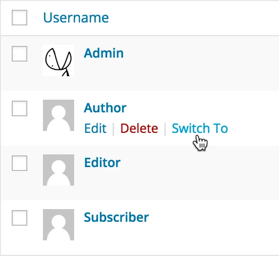 User Switching ekran görüntüsü 1