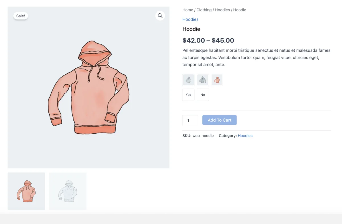 Variation Swatches for WooCommerce – Color, Image & Size Swatches ekran görüntüsü 2