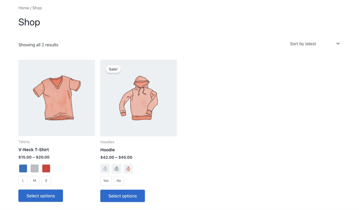 Variation Swatches for WooCommerce – Color, Image & Size Swatches ekran görüntüsü 4