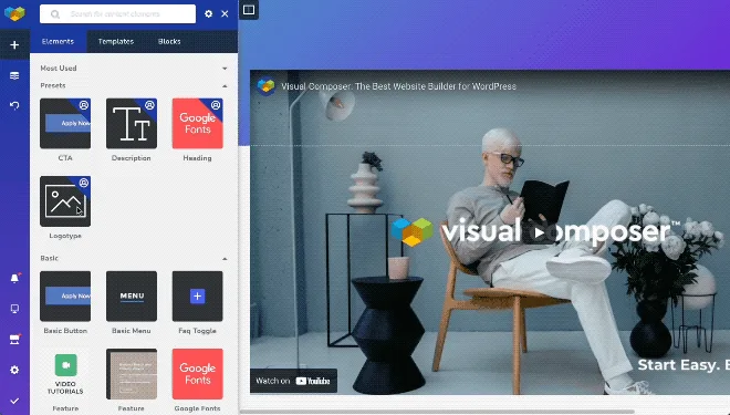 Visual Composer Website Builder ekran görüntüsü 1