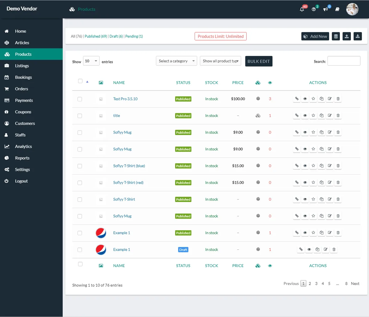 WCFM – Frontend Manager for WooCommerce ekran görüntüsü 2