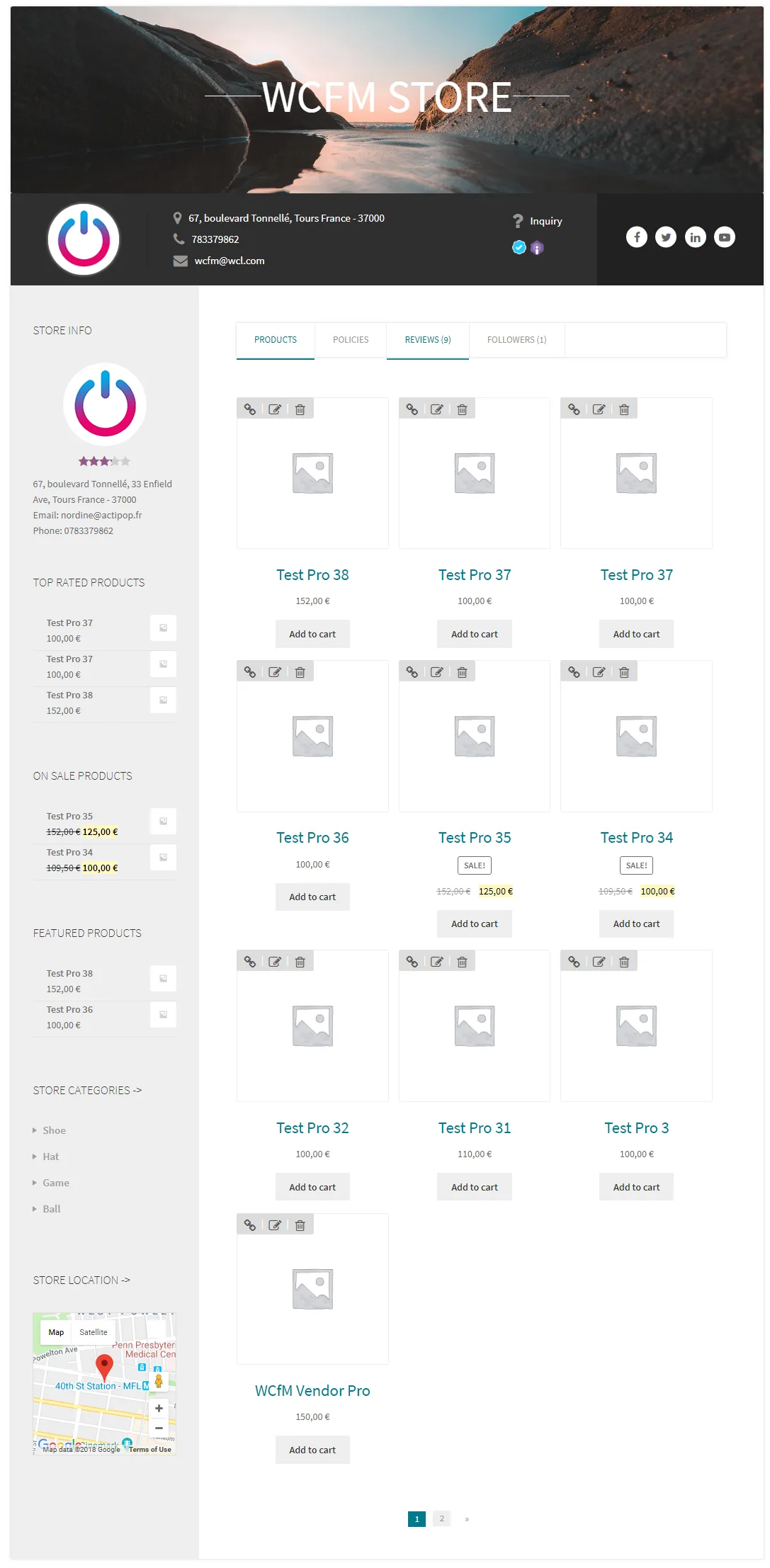 WCFM Marketplace – Multivendor Marketplace for WooCommerce ekran görüntüsü 1