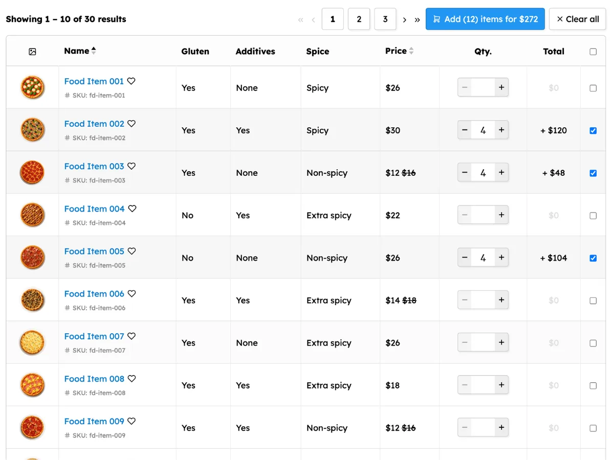 Product Table & List Builder For WooCommerce ekran görüntüsü 2