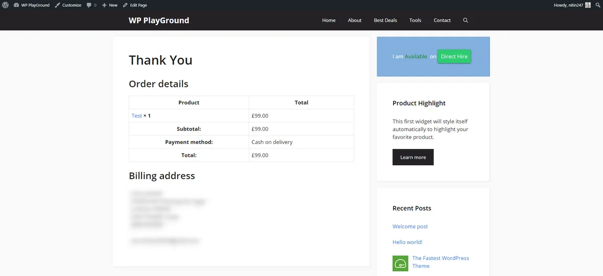 Thank You Page for WooCommerce ekran görüntüsü 4