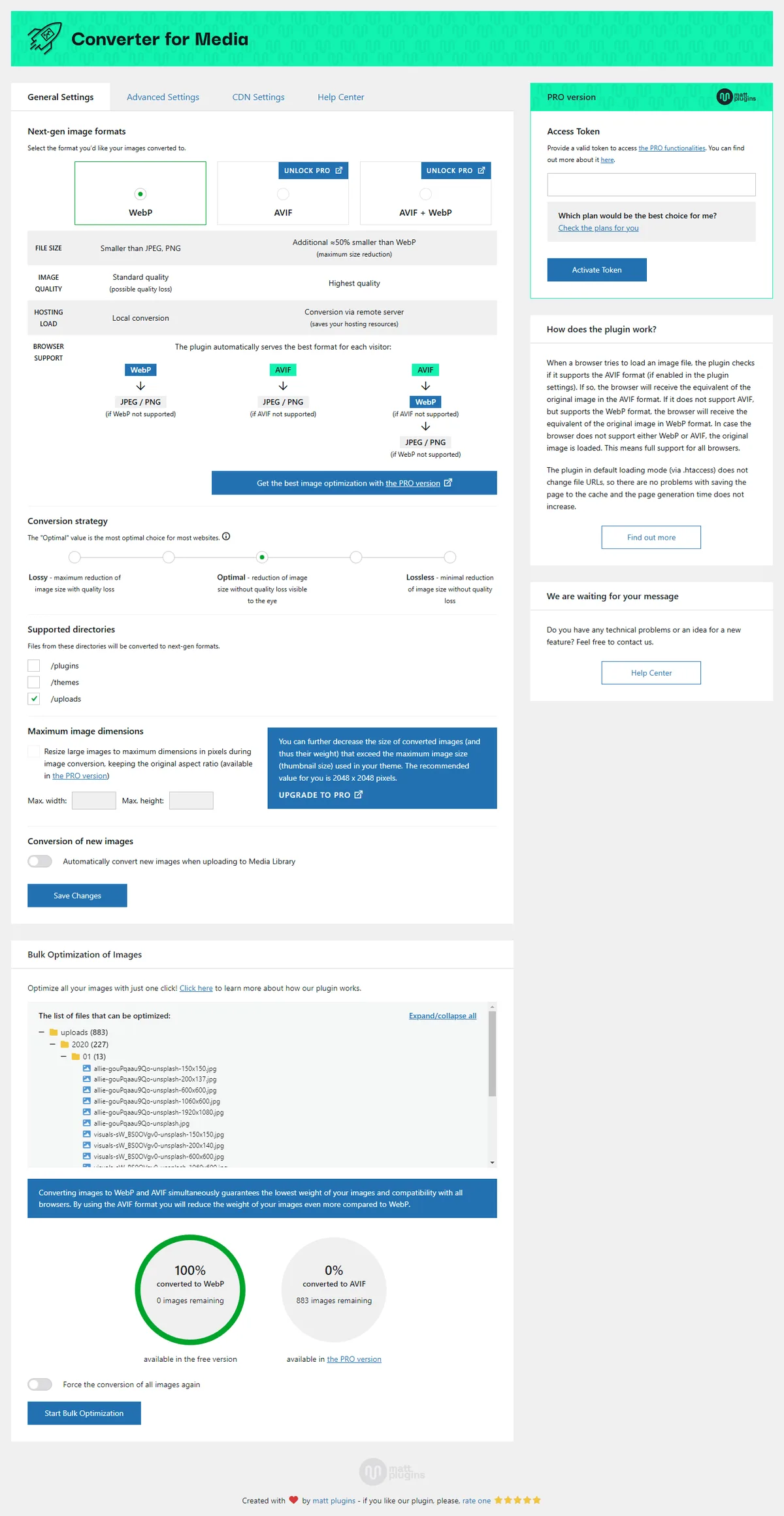 Converter for Media – Optimize images | Convert WebP & AVIF ekran görüntüsü 1