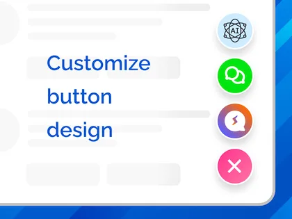 Chat Button & Custom ChatGPT-Powered Bot by GetButton.io ekran görüntüsü 3