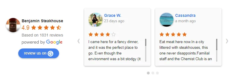 Rich Showcase for Google Reviews ekran görüntüsü 1
