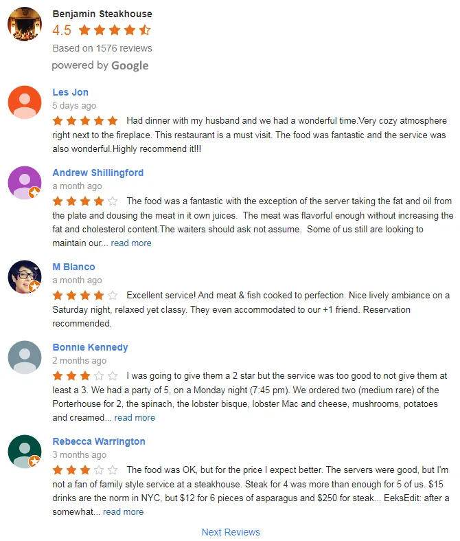 Rich Showcase for Google Reviews ekran görüntüsü 2