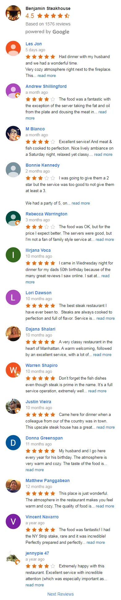 Rich Showcase for Google Reviews ekran görüntüsü 3