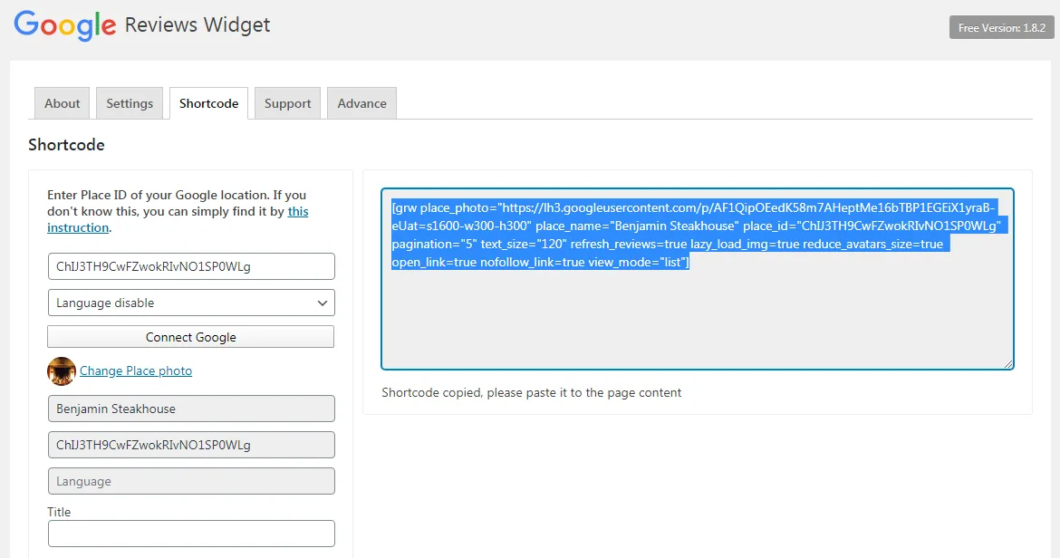 Rich Showcase for Google Reviews ekran görüntüsü 4